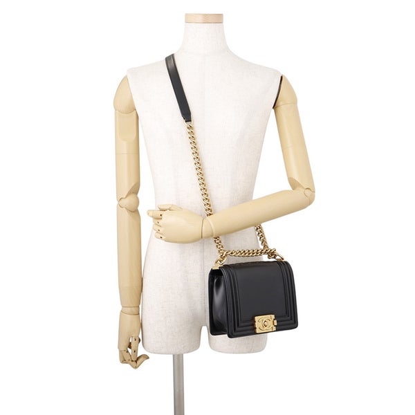 シャネル チェーンショルダーバッグ ボーイシャネル AS3018 CHANEL ミニバッグ 黒