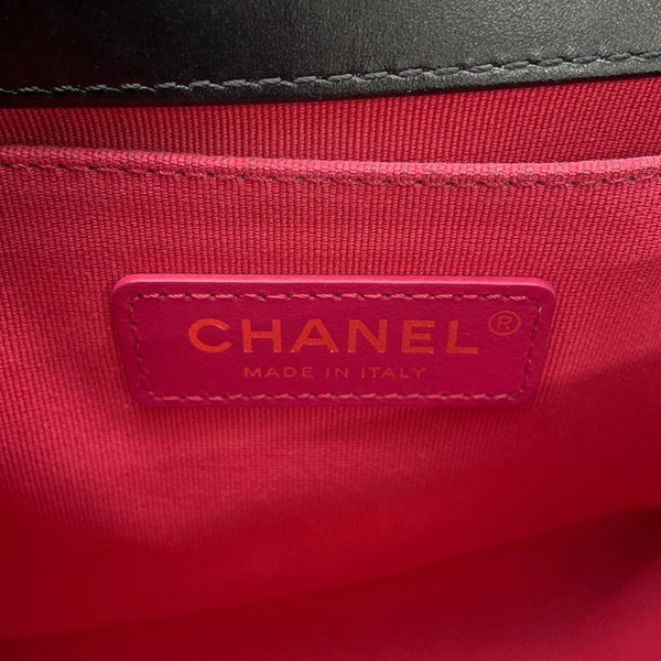 シャネル チェーンショルダーバッグ ボーイシャネル AS3018 CHANEL ミニバッグ 黒
