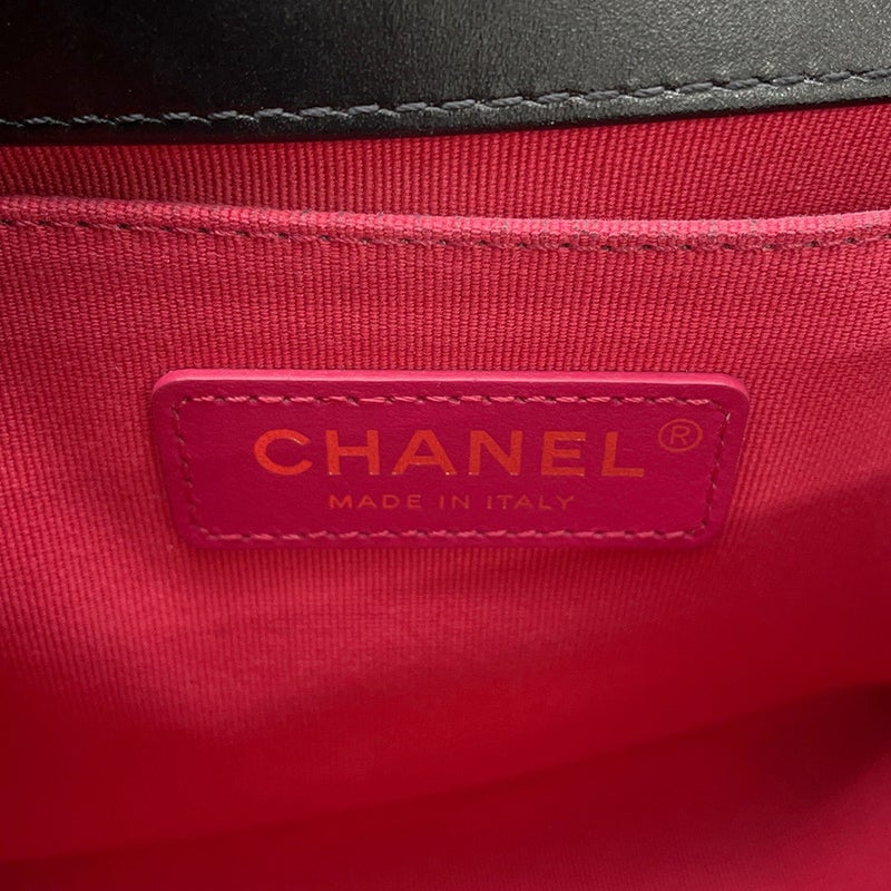 シャネル チェーンショルダーバッグ ボーイシャネル AS3018 CHANEL ミニバッグ 黒