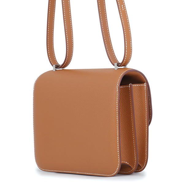 エルメス ショルダーバッグ ミニ コンスタンス3 ミロワール ゴールド/シルバー金具 エプソン K刻印 HERMES Constance