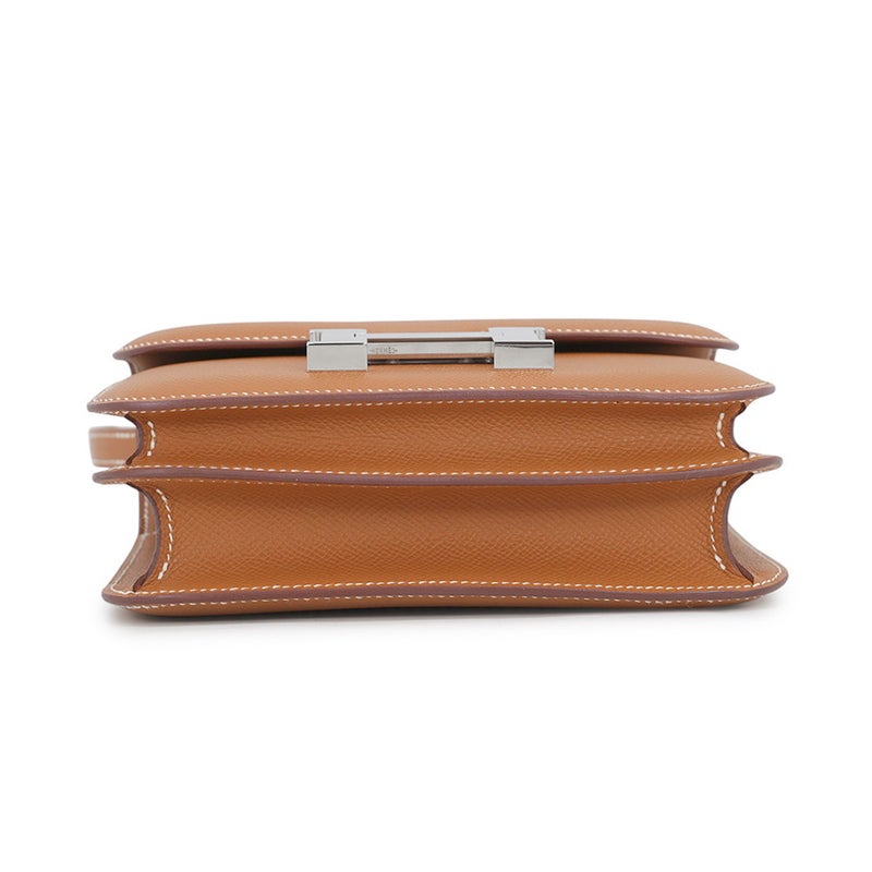 エルメス ショルダーバッグ ミニ コンスタンス3 ミロワール ゴールド/シルバー金具 エプソン K刻印 HERMES Constance