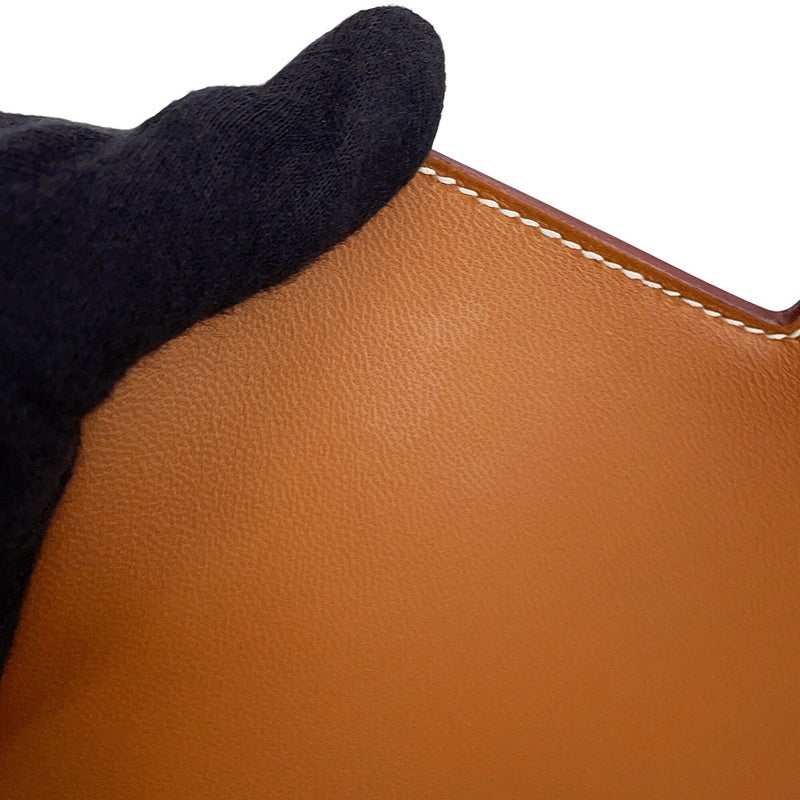 エルメス ショルダーバッグ ミニ コンスタンス3 ミロワール ゴールド/シルバー金具 エプソン K刻印 HERMES Constance
