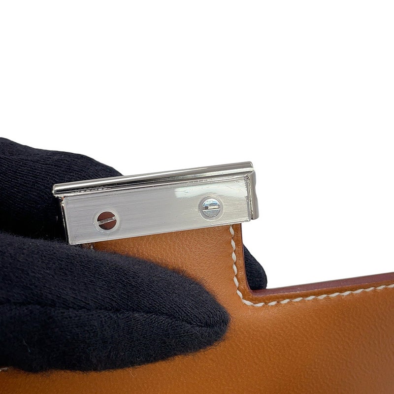 エルメス ショルダーバッグ ミニ コンスタンス3 ミロワール ゴールド/シルバー金具 エプソン K刻印 HERMES Constance