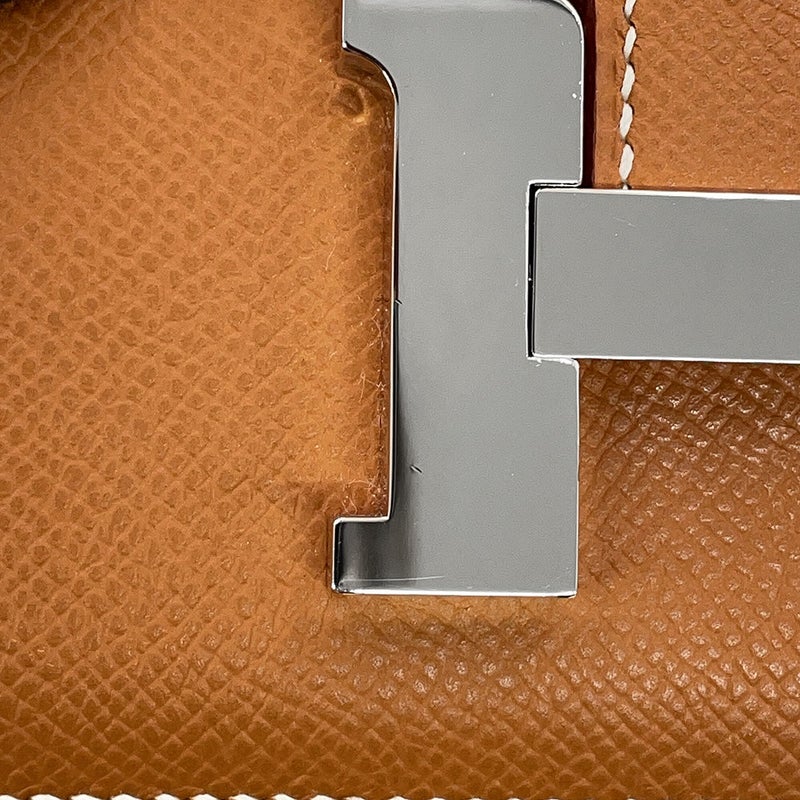 エルメス ショルダーバッグ ミニ コンスタンス3 ミロワール ゴールド/シルバー金具 エプソン K刻印 HERMES Constance