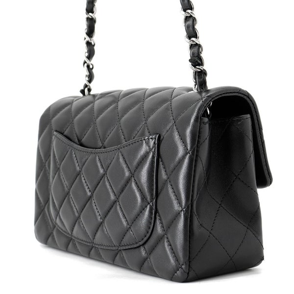 シャネル チェーンショルダーバッグ ミニマトラッセ ココマーク ラムスキン A69900 CHANEL バッグ 黒