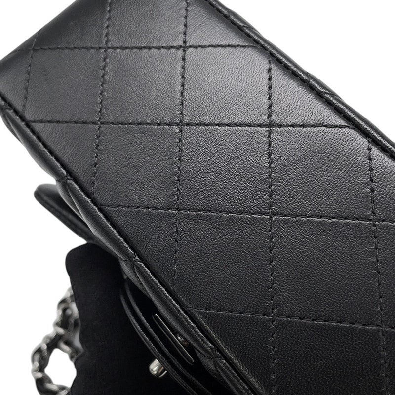 シャネル チェーンショルダーバッグ ミニマトラッセ ココマーク ラムスキン A69900 CHANEL バッグ 黒