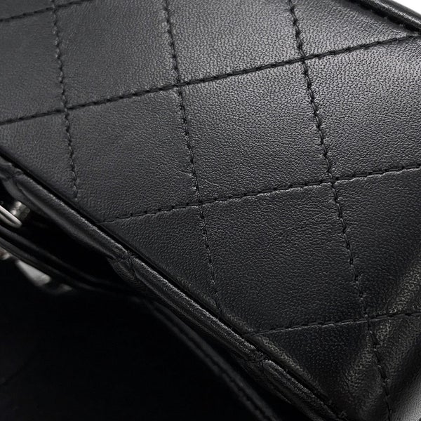 シャネル チェーンショルダーバッグ ミニマトラッセ ココマーク ラムスキン A69900 CHANEL バッグ 黒
