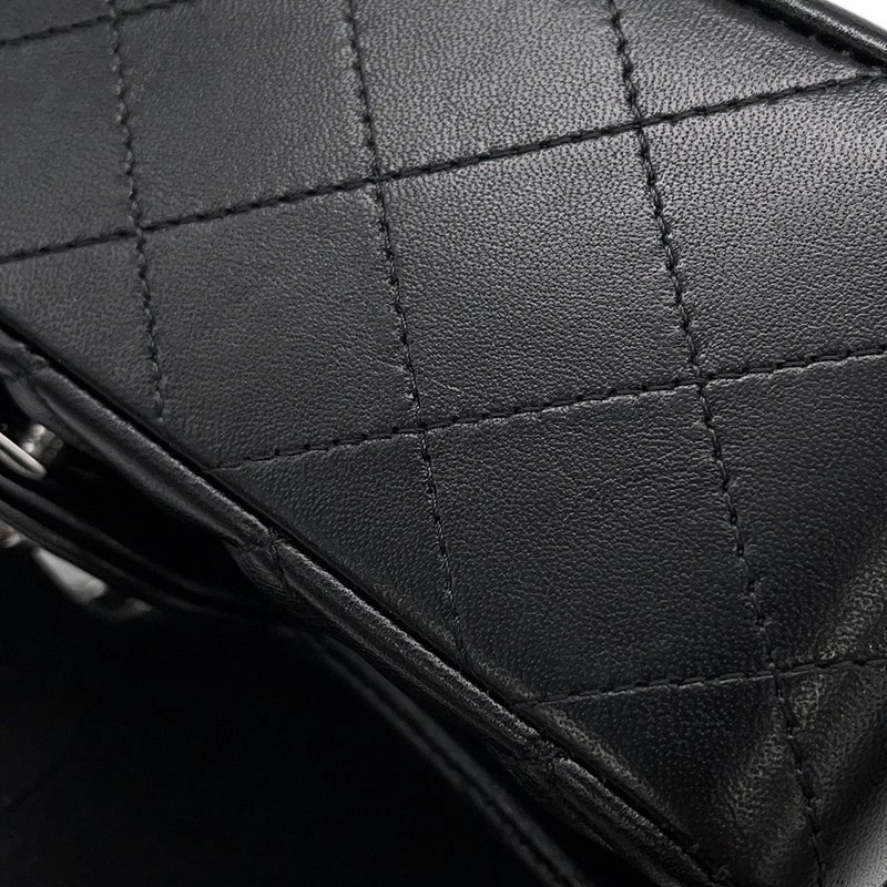 シャネル チェーンショルダーバッグ ミニマトラッセ ココマーク ラムスキン A69900 CHANEL バッグ 黒