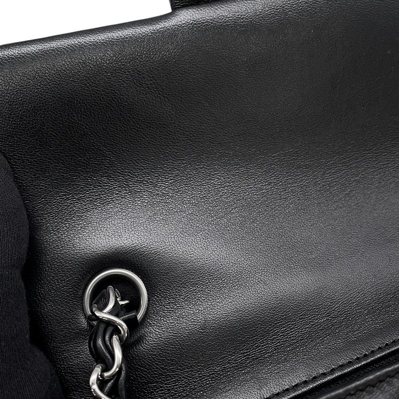 シャネル チェーンショルダーバッグ ミニマトラッセ ココマーク ラムスキン A69900 CHANEL バッグ 黒
