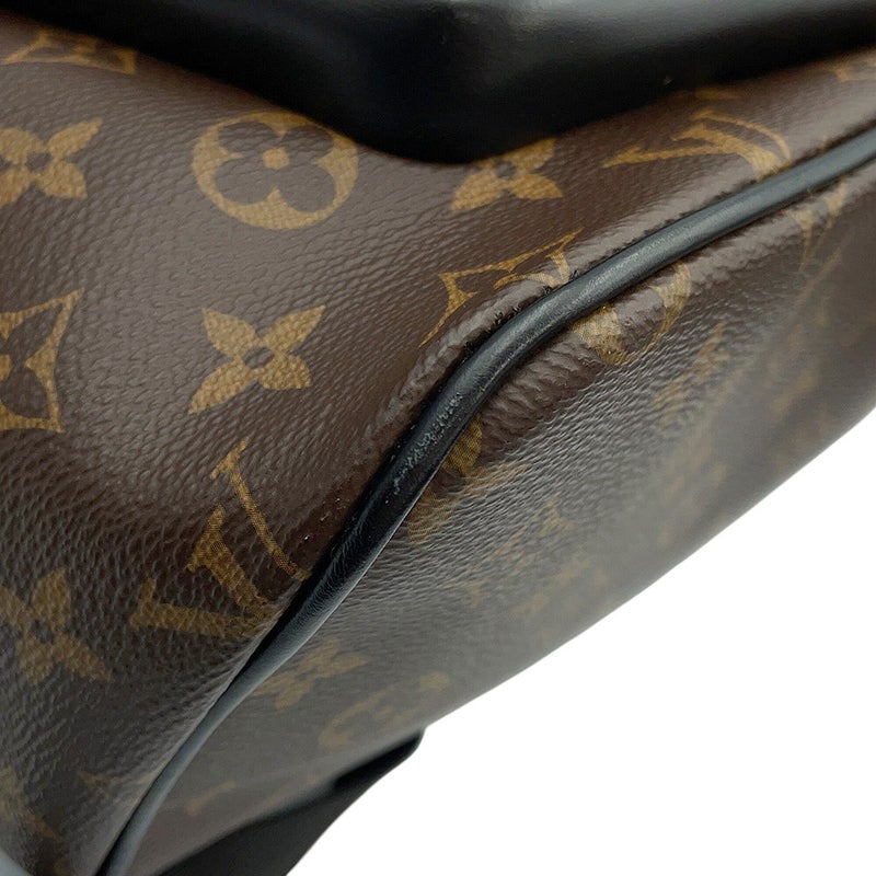 ルイヴィトン リュック モノグラム・マカサー ジョッシュ NV M45349 LOUIS VUITTON ヴィトン バッグパック 黒 ブラック