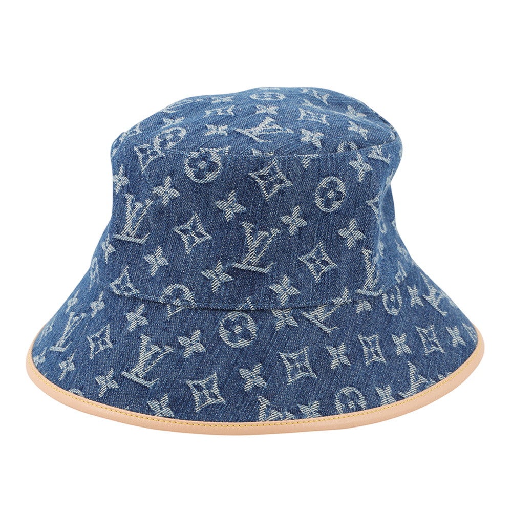 未使用Louis Vuitton モノグラム デニム バケットハット ルイヴィトン ハット モノグラム・デニム バケットハット・LV