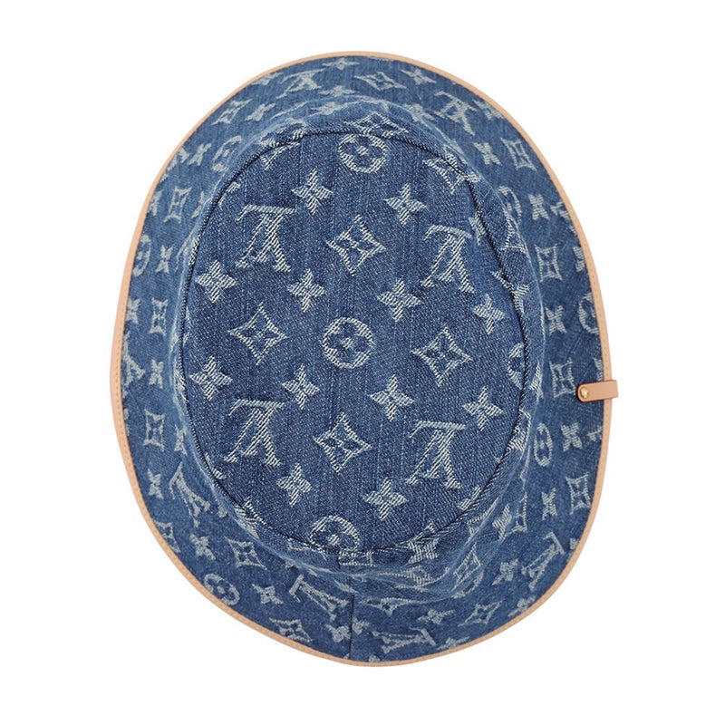 ルイヴィトン ハット モノグラム・デニム バケットハット・LV リミックス サイズM LOUIS VUITTON 帽子