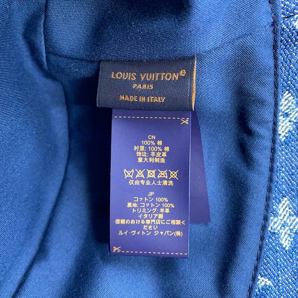 ルイヴィトン ハット モノグラム・デニム バケットハット・LV リミックス サイズM LOUIS VUITTON 帽子