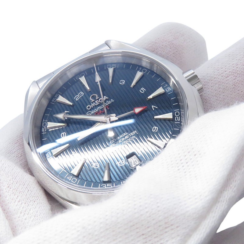 オメガ シーマスター アクアテラ 150M コーアクシャル GMT 231.10.43.22.03.001 OMEGA 腕時計 ブルー文字盤