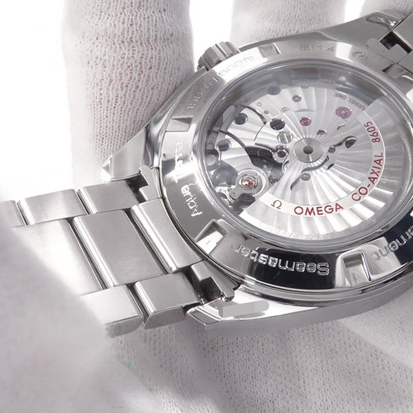 オメガ シーマスター アクアテラ 150M コーアクシャル GMT 231.10.43.22.03.001 OMEGA 腕時計 ブルー文字盤