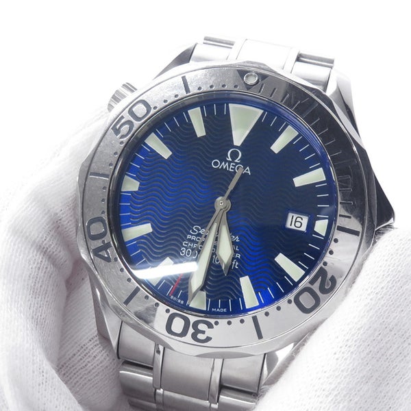 オメガ シーマスター ダイバー 300m OMEGA 2255.80 腕時計 ブルー文字盤