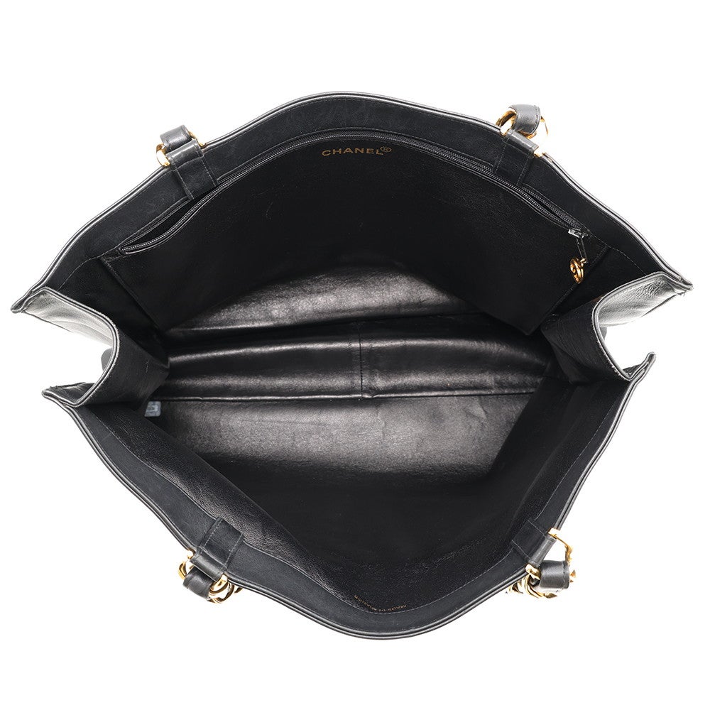 シャネル トートバッグ ココマーク レザー CHANEL バッグ デカココ