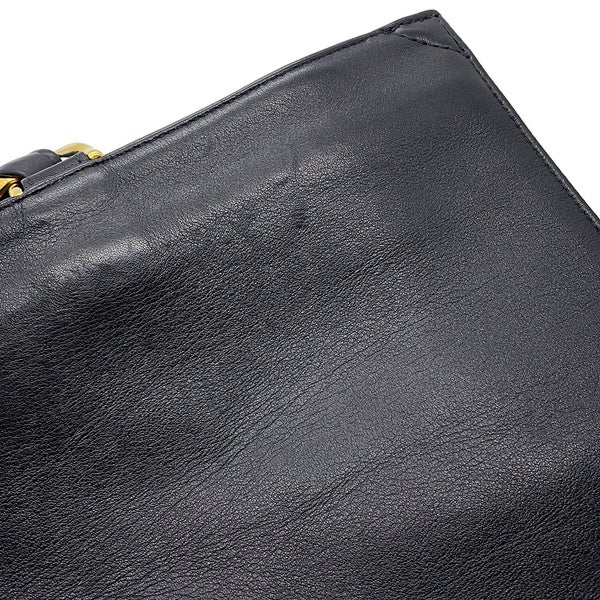 シャネル トートバッグ ココマーク レザー CHANEL バッグ デカココ チェーントート 黒