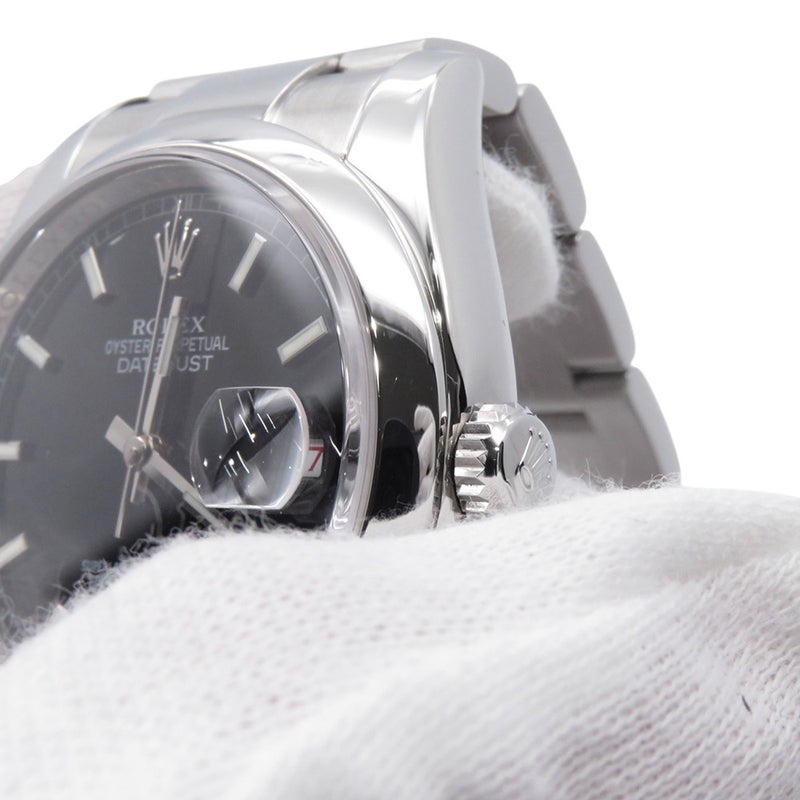 ロレックス デイトジャスト36 M番 116200 ROLEX 腕時計 黒文字盤