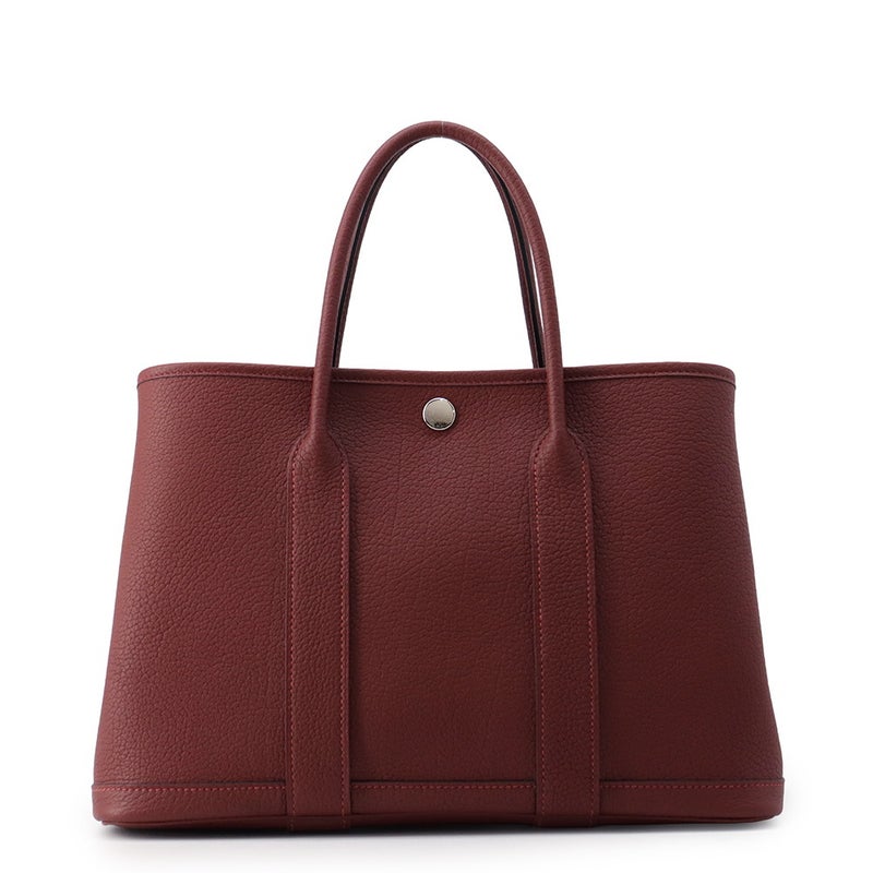 エルメス トートバッグ ガーデンパーティTPM ルージュアッシュ/シルバー金具 ネゴンダ G刻印 HERMES Garden Party