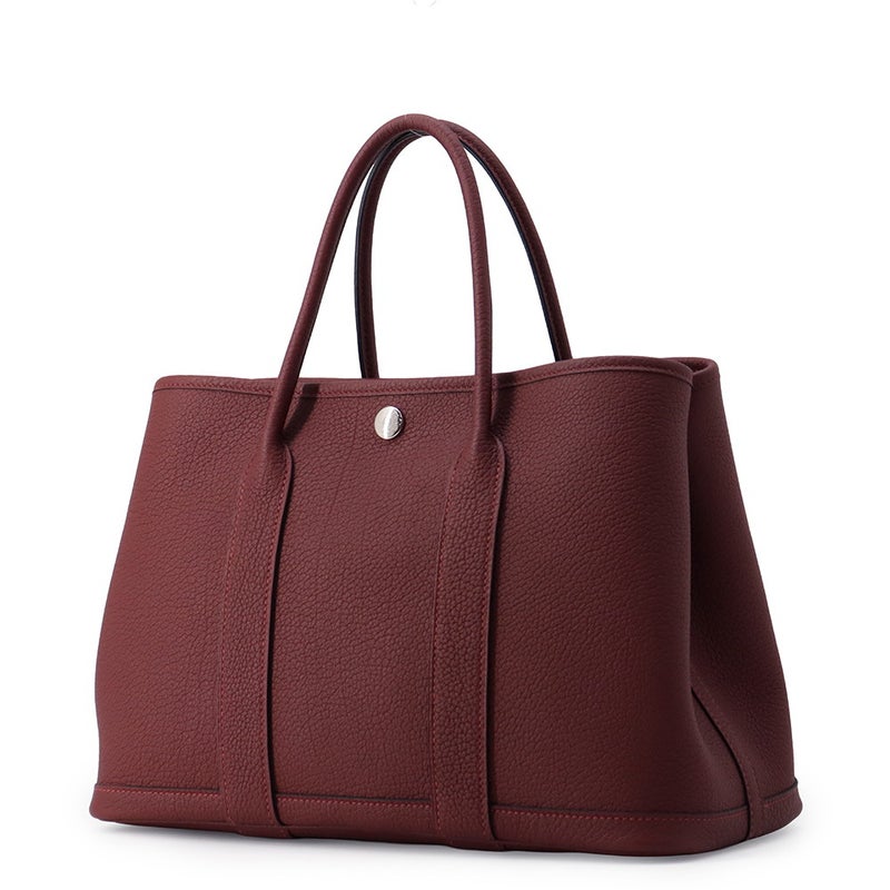 エルメス トートバッグ ガーデンパーティTPM ルージュアッシュ/シルバー金具 ネゴンダ G刻印 HERMES Garden Party