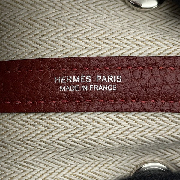 エルメス トートバッグ ガーデンパーティTPM ルージュアッシュ/シルバー金具 ネゴンダ G刻印 HERMES Garden Party