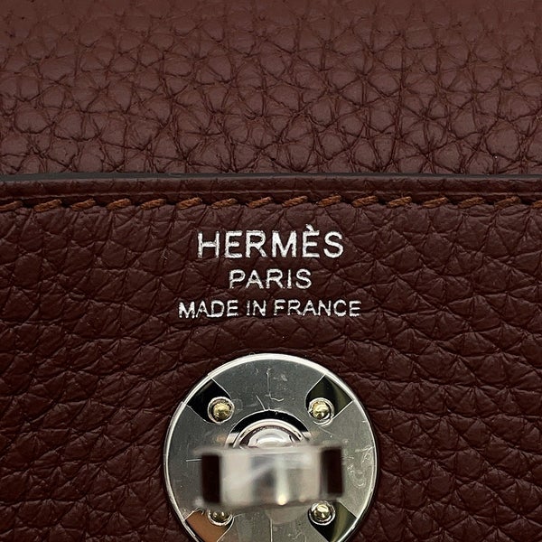エルメス ハンドバッグ リンディ ミニ テール/シルバー金具 トリヨンクレマンス G刻印 HERMES バッグ 2wayショルダーバッグ