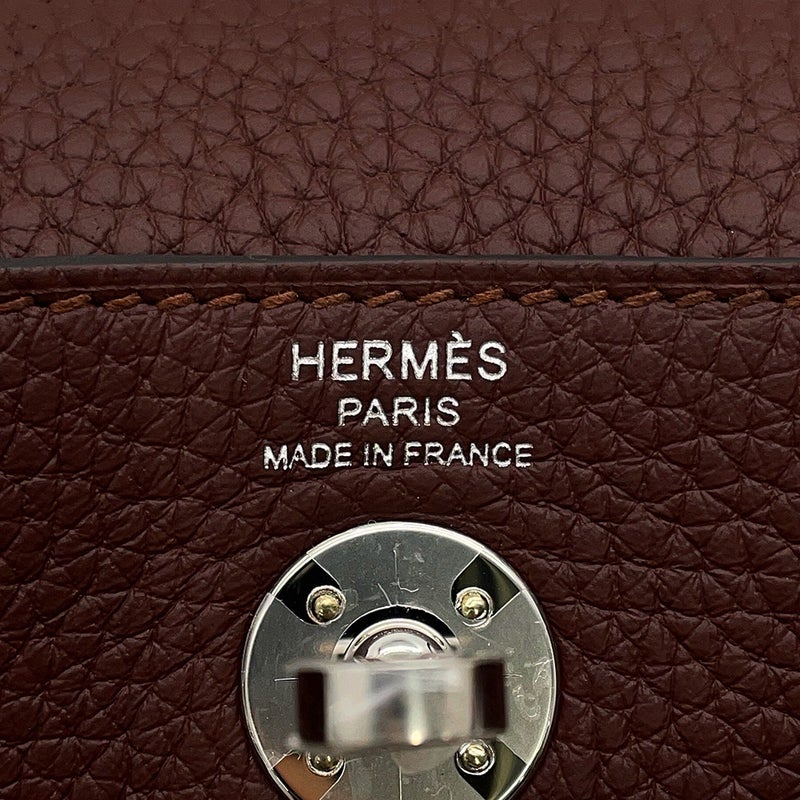 エルメス ハンドバッグ リンディ ミニ テール/シルバー金具 トリヨンクレマンス G刻印 HERMES バッグ 2wayショルダーバッグ