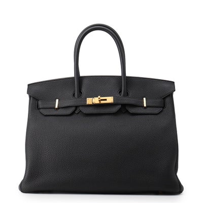 Hermès Birkin 35 Black Togo Gold