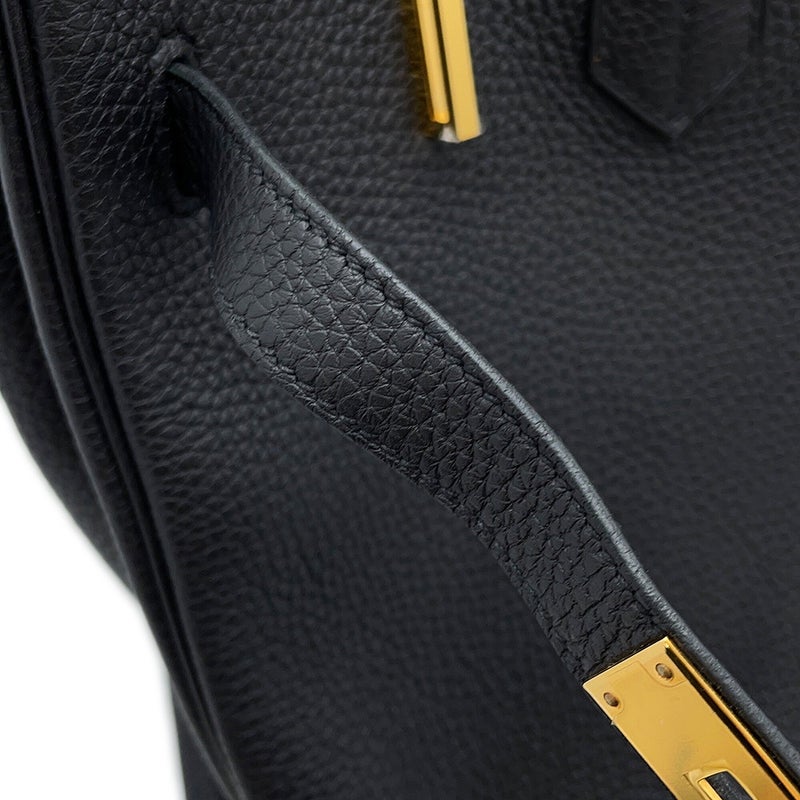 エルメス バーキン35 ブラック/ゴールド金具 トゴ B刻印 HERMES Birkin ハンドバッグ 黒