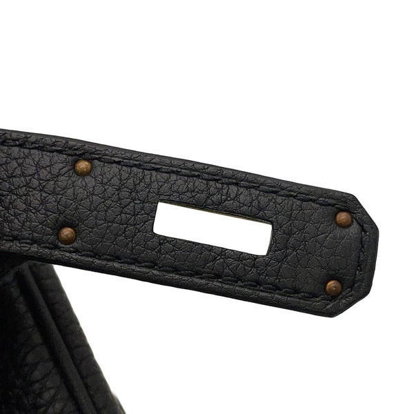 エルメス バーキン35 ブラック/ゴールド金具 トゴ B刻印 HERMES Birkin ハンドバッグ 黒