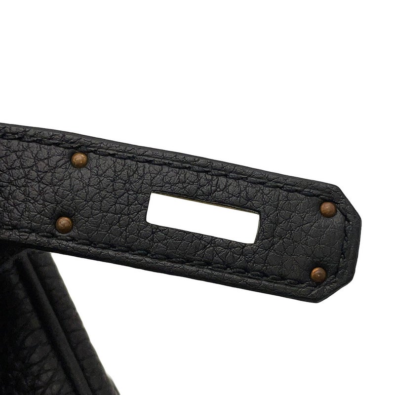 エルメス バーキン35 ブラック/ゴールド金具 トゴ B刻印 HERMES Birkin ハンドバッグ 黒