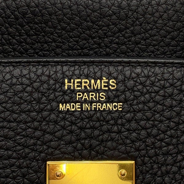 エルメス バーキン35 ブラック/ゴールド金具 トゴ B刻印 HERMES Birkin ハンドバッグ 黒