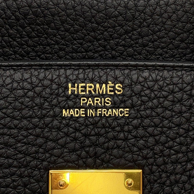 エルメス バーキン35 ブラック/ゴールド金具 トゴ B刻印 HERMES Birkin ハンドバッグ 黒