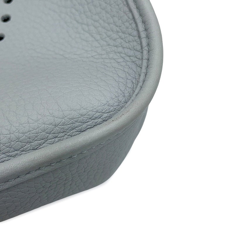 エルメス ショルダーバッグ エブリン3 PM ブルーグラシエ/シルバー金具 トリヨンクレマンス W刻印 HERMES Evelyne