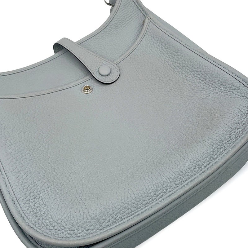 エルメス ショルダーバッグ エブリン3 PM ブルーグラシエ/シルバー金具 トリヨンクレマンス W刻印 HERMES Evelyne