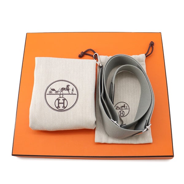 エルメス ショルダーバッグ エブリン3 PM ブルーグラシエ/シルバー金具 トリヨンクレマンス W刻印 HERMES Evelyne