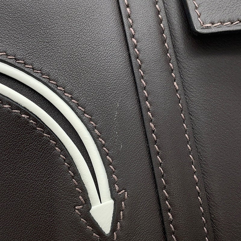 エルメス ハンドバッグ ピコタンロックPM ゴーチーム エベンヌ/シルバー金具 スイフト/フェルト W刻印
