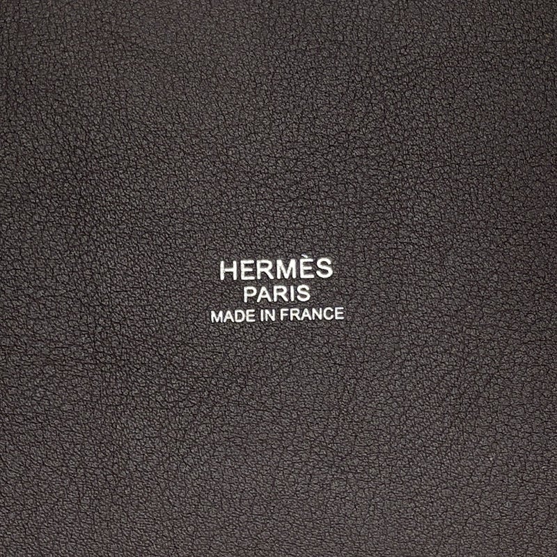 エルメス ハンドバッグ ピコタンロックPM ゴーチーム エベンヌ/シルバー金具 スイフト/フェルト W刻印