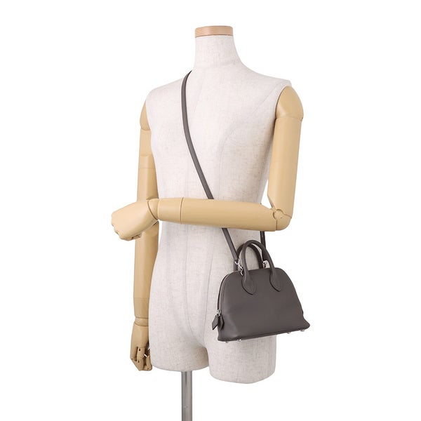エルメス ボリード1923 ミニ ヴェルソ エタン/セージ/シルバー金具 エバーカラー K刻印 HERMES 2wayショルダー