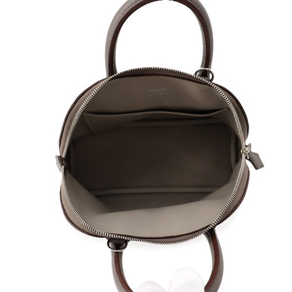 エルメス ボリード1923 ミニ ヴェルソ エタン/セージ/シルバー金具 エバーカラー K刻印 HERMES 2wayショルダー