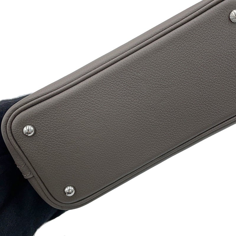 エルメス ボリード1923 ミニ ヴェルソ エタン/セージ/シルバー金具 エバーカラー K刻印 HERMES 2wayショルダー
