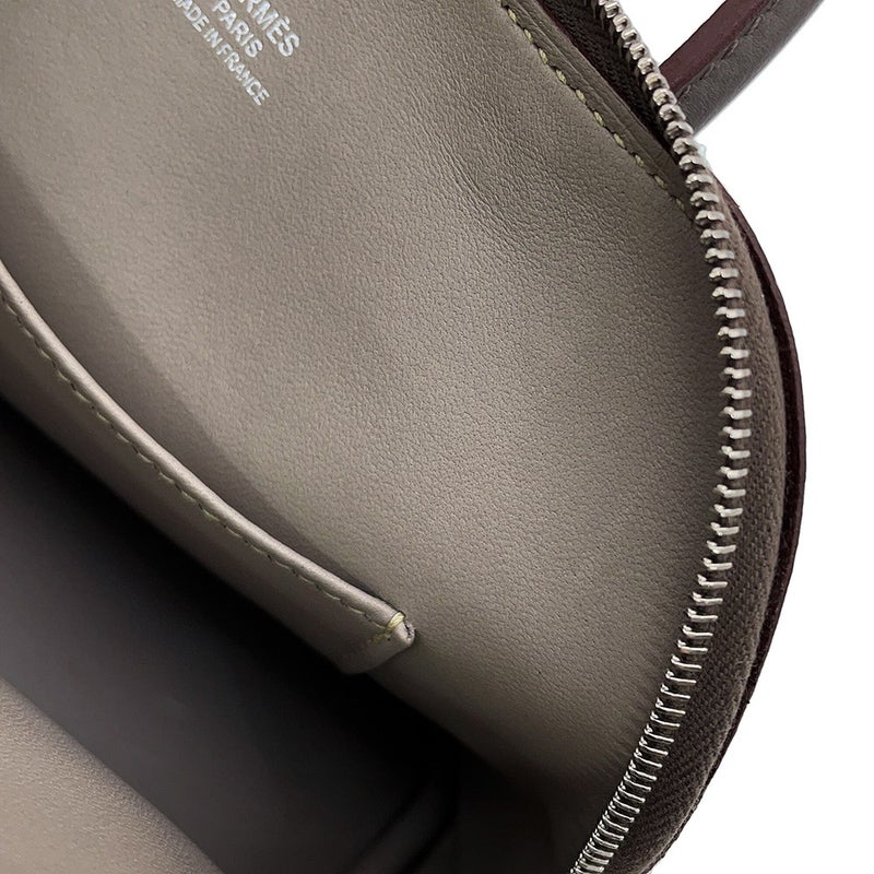 エルメス ボリード1923 ミニ ヴェルソ エタン/セージ/シルバー金具 エバーカラー K刻印 HERMES 2wayショルダー