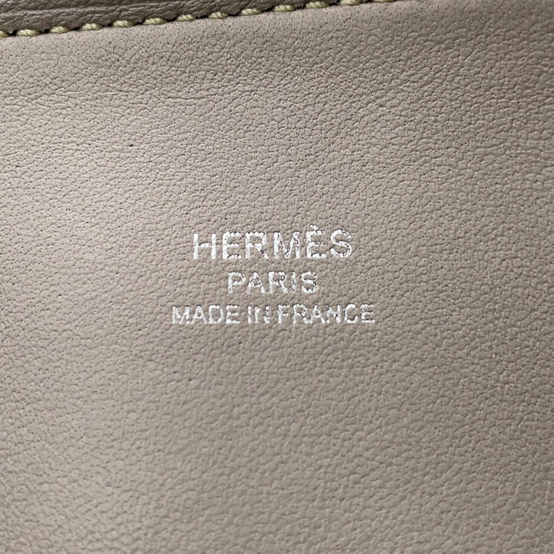 エルメス ボリード1923 ミニ ヴェルソ エタン/セージ/シルバー金具 エバーカラー K刻印 HERMES 2wayショルダー