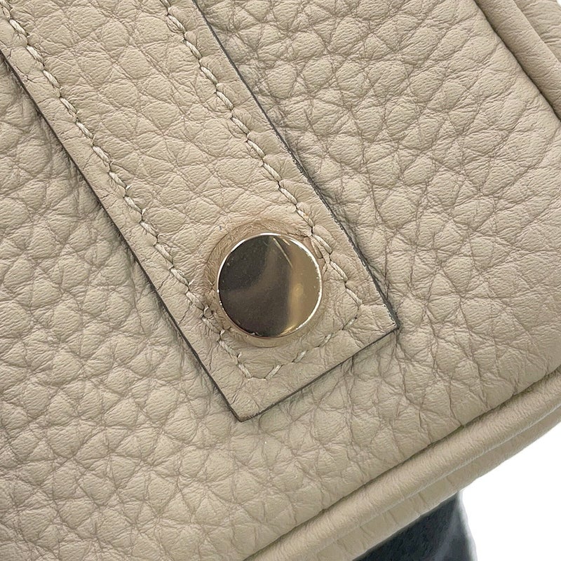 エルメス バーキン25 トゥルティエ―ルグレー/ピンクゴールド金具 トゴ C刻印 HERMES Birkin ハンドバッグ