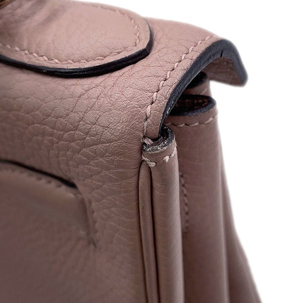 エルメス ハンドバッグ ケリー28 内縫い グリシーヌ/シルバー金具 トゴ X刻印 HERMES Kelly 2wayバッグ グリシン