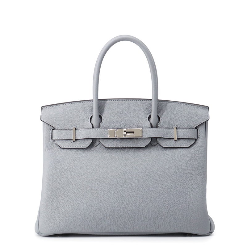 エルメス バーキン30 グリパンタン/シルバー金具 トゴ K刻印 HERMES Birkin ハンドバッグ