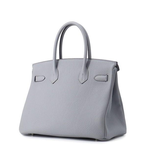 エルメス バーキン30 グリパンタン/シルバー金具 トゴ K刻印 HERMES Birkin ハンドバッグ