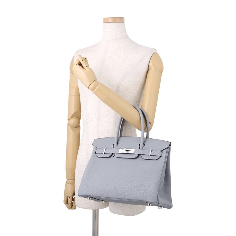 エルメス バーキン30 グリパンタン/シルバー金具 トゴ K刻印 HERMES Birkin ハンドバッグ