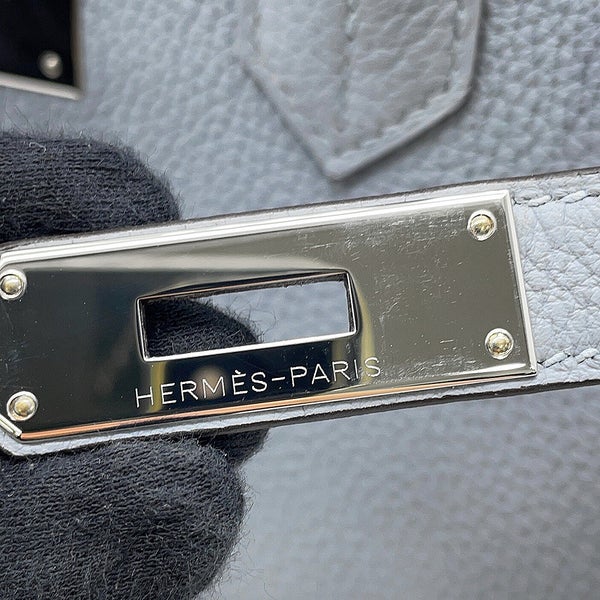 エルメス バーキン30 グリパンタン/シルバー金具 トゴ K刻印 HERMES Birkin ハンドバッグ